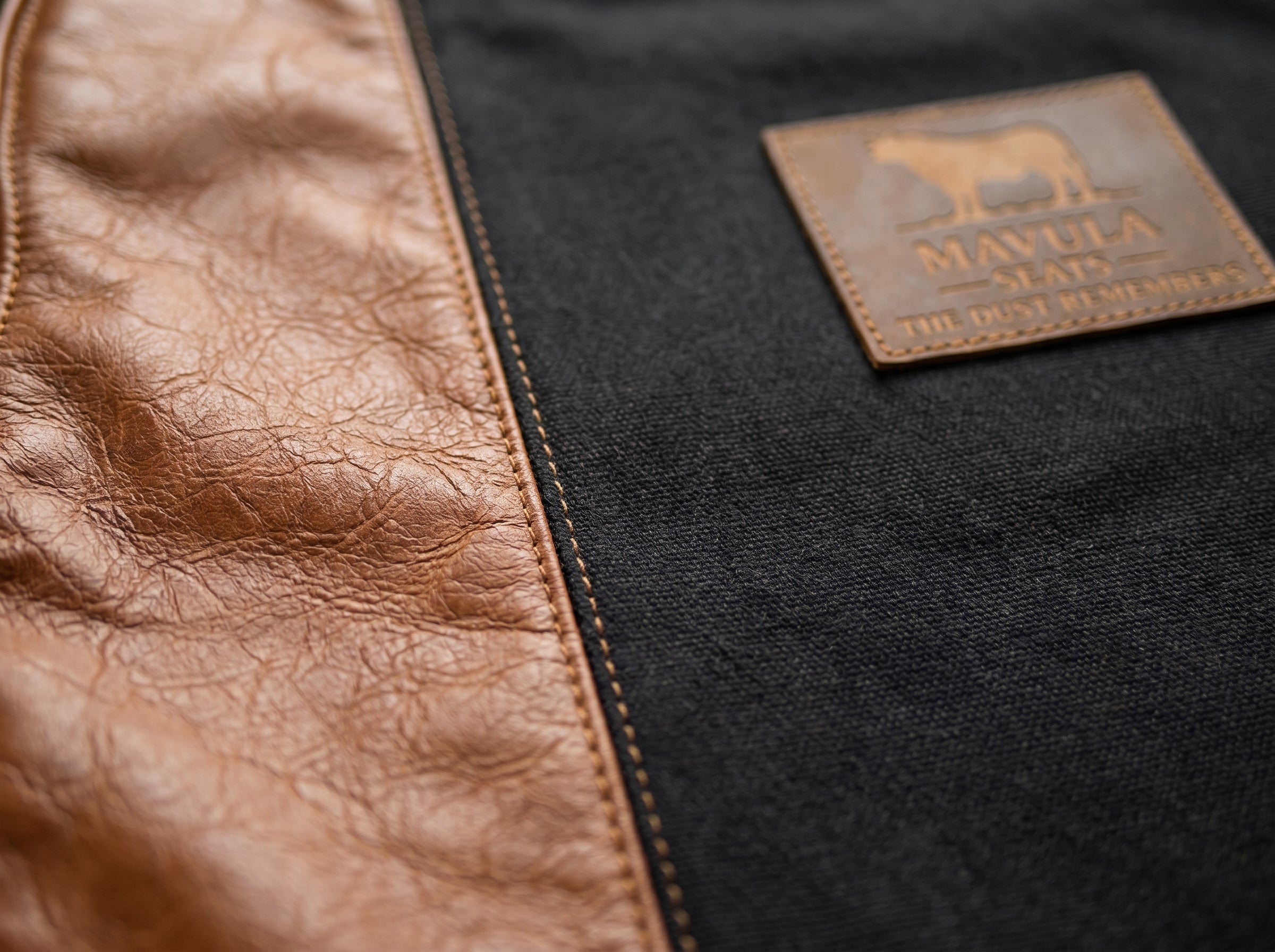 Black Canvas - Whiskey Leather