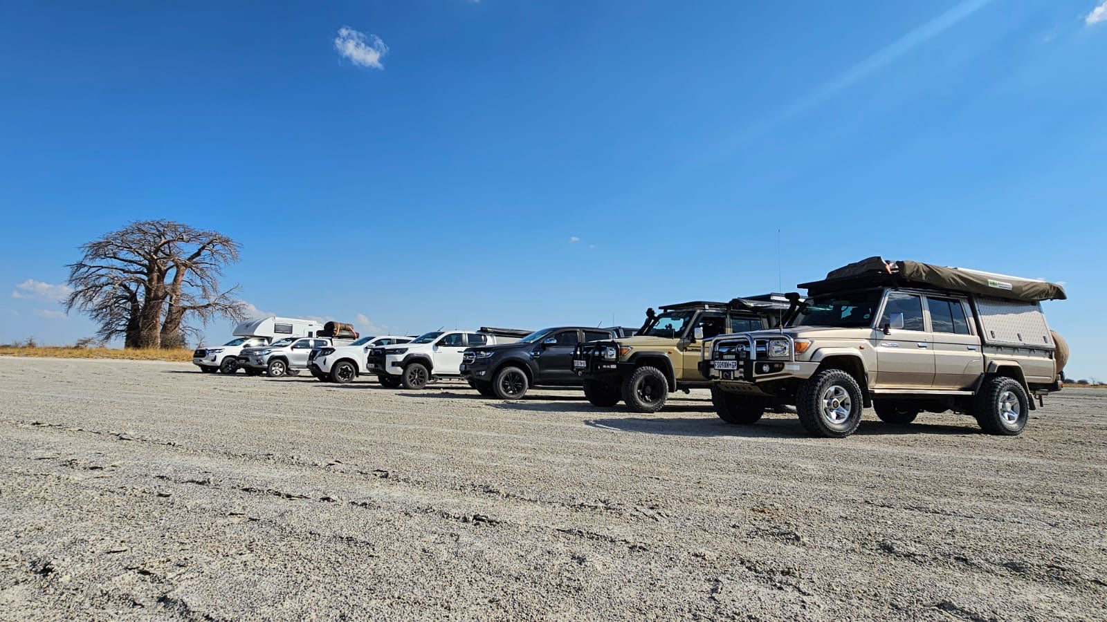 The convoy, Makgadikgadi